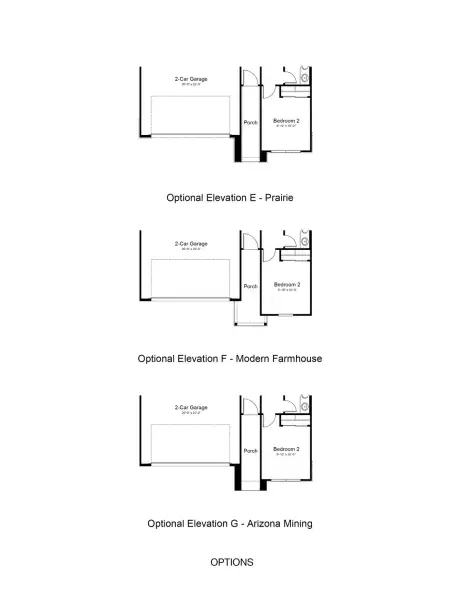 2D floor plan layout of this home in Saddleback, Peoria, AZ (Image 3).