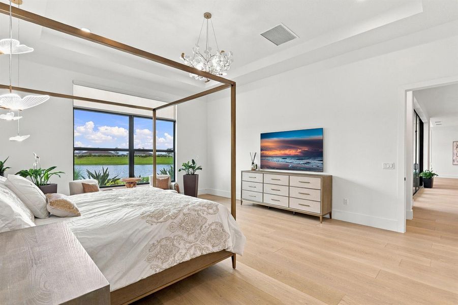 Primary Suite with Lake Views Primary Suite with Lake Views