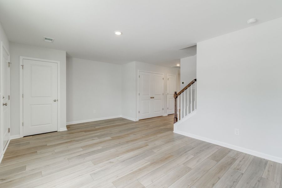 Spacious, unfurnished interior of a new home in Astoria, Columbia (Image 14). Spacious, unfurnished interior of a new home in Astoria, Columbia (Image 14).