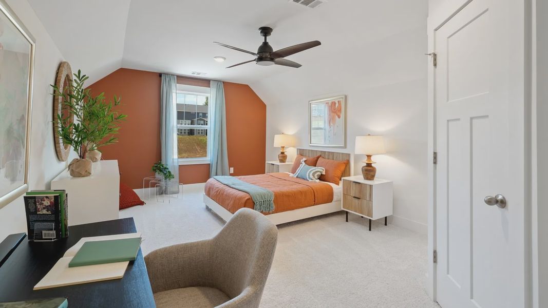 Furnished interior view inside a new home in Mulberry Estates, Simpsonville (Image 10).