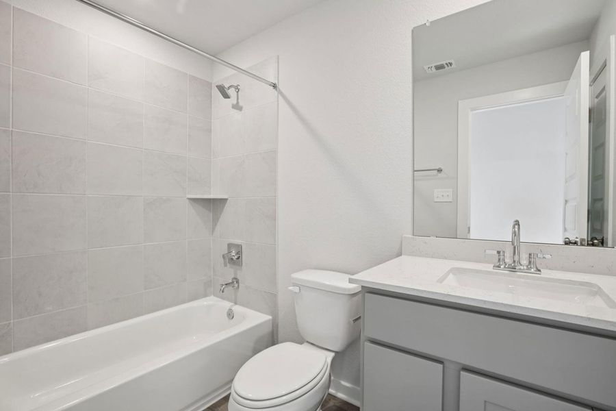 Furnished interior view inside a new home in Avery Centre, Round Rock (Image 8).