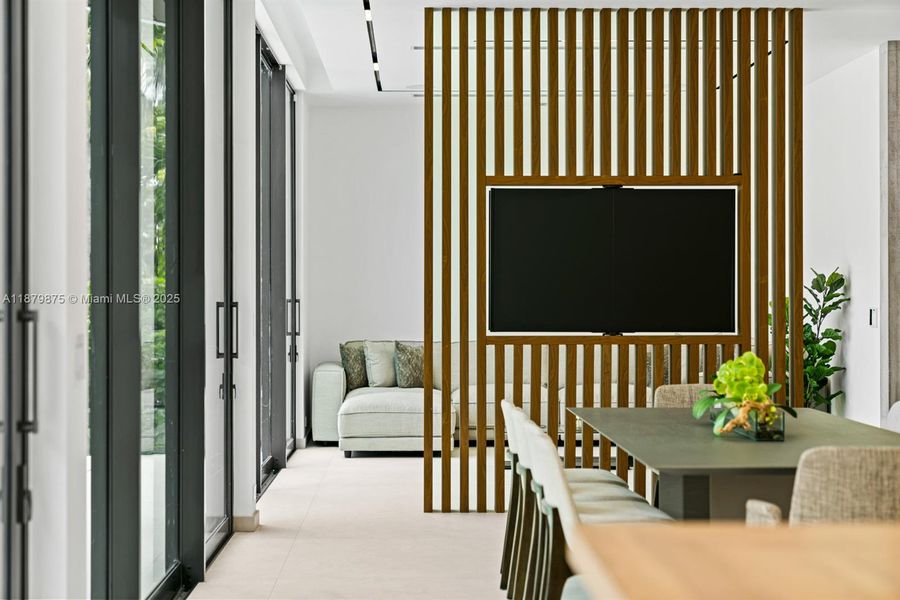 Furnished interior view inside a new home in , Miami Shores (Image 33).