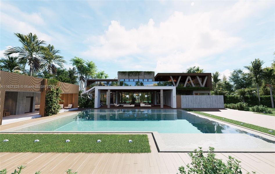 Exterior details and patio area of a home in , Southwest Ranches (Image 19).