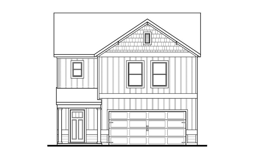 Representative rendering of the exterior for the Edmon by D.R. Horton (Image 7). Representative rendering of the exterior for the Edmon by D.R. Horton (Image 7).