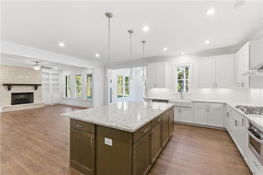 Furnished interior view inside a new home in Ford Landing, Acworth (Image 9).