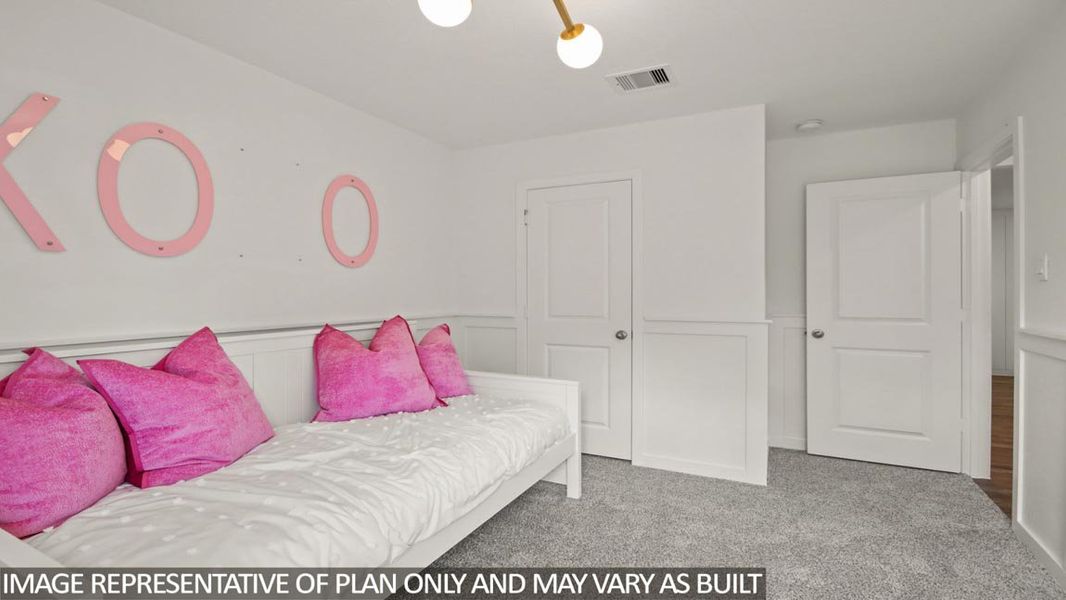 Furnished interior view inside a new home in The Canopies, Splendora (Image 16).