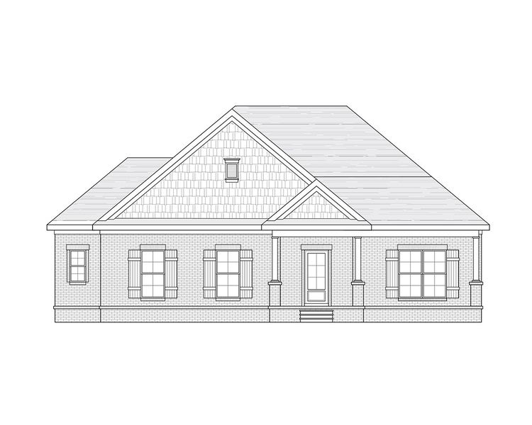 Front exterior of a new home in Richvale Estates, Fairview, TN, highlighting curb appeal (Image 1).