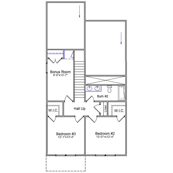 2D floor plan layout of this home in Ellington, Elgin, SC (Image 4). 2D floor plan layout of this home in Ellington, Elgin, SC (Image 4).