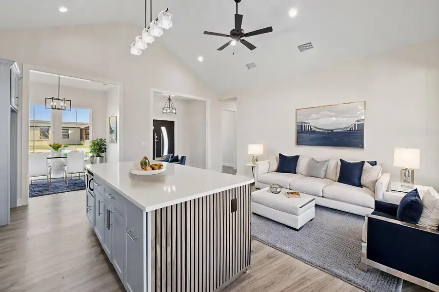 Virtually Staged Living Room