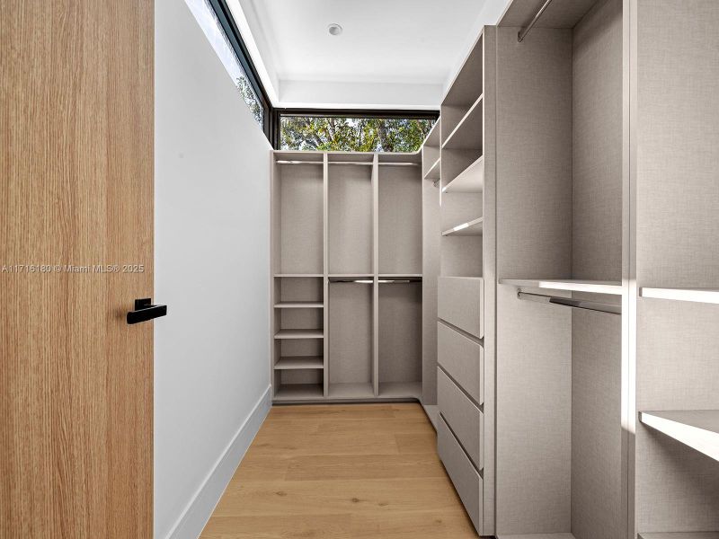 Built Out Walk-in Closets