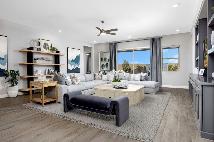 Representative furnished interior of a home built from the Violet by Mattamy Homes in White Tank Vistas, Waddell (Image 8).