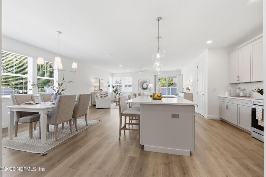 Furnished interior view inside a new home in Palm Coast Homes, Palm Coast (Image 11).