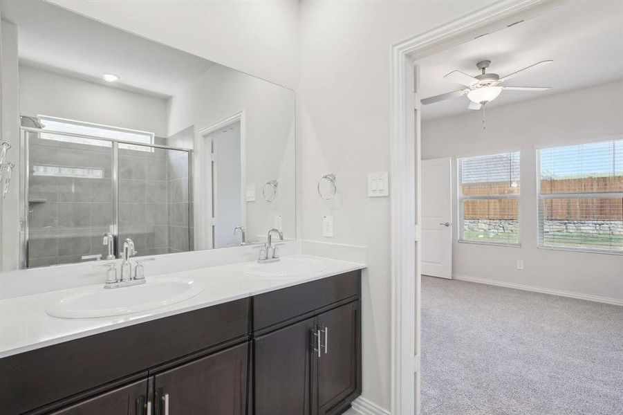 Photo is not of the actual home, but is an inspirational photo of builder’s model home and may depict options, furnishings, and/or decorator features that are not included.