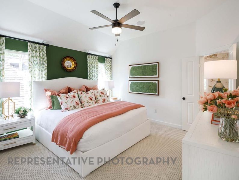 Furnished interior view inside a new home in Woodforest, Montgomery (Image 11).