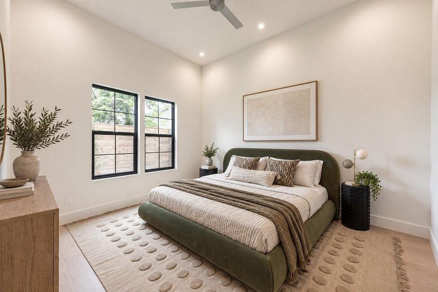 The first floor mother-in-law suite offers privacy and flexibility, with generous proportions, tall ceilings, a walk in closet and its own full bath, ideal for overnight guests or multigenerational living. The first floor mother-in-law suite offers privacy and flexibility, with generous proportions, tall ceilings, a walk in closet and its own full bath, ideal for overnight guests or multigenerational living.
