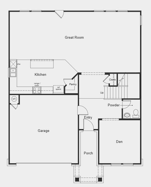 2D floor plan layout for the Plan 2880 by KB Home in Hidden Trails, Belton, TX (Image 11). 2D floor plan layout for the Plan 2880 by KB Home in Hidden Trails, Belton, TX (Image 11).