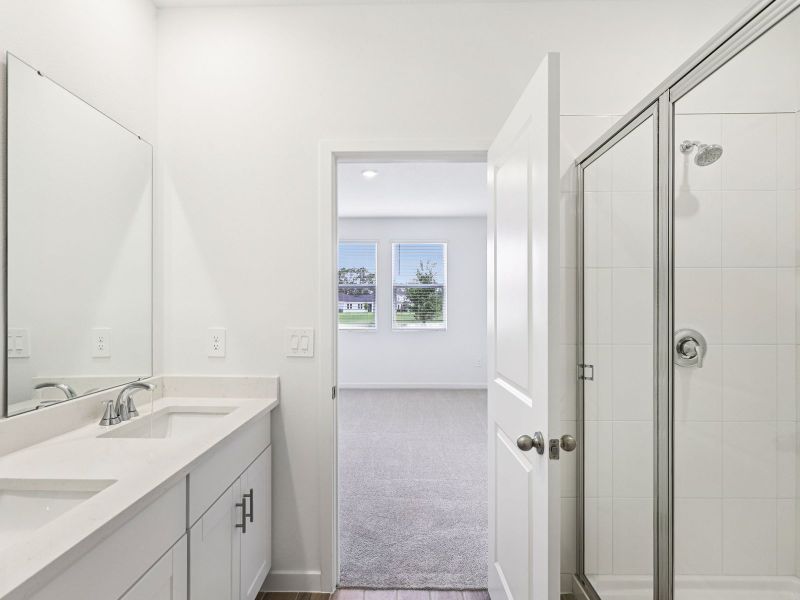 The Primary Bathroom at 25 Sandy Lane