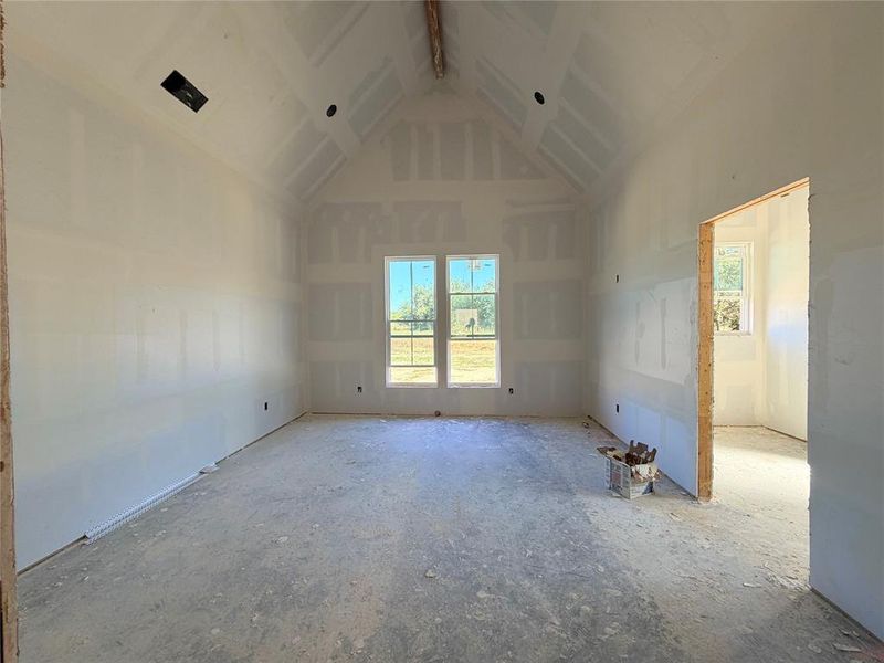 In-progress construction of a new home in Oak Water Ranch, Granbury, TX (Image 11). In-progress construction of a new home in Oak Water Ranch, Granbury, TX (Image 11).