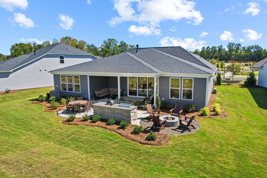 Representative exterior details of a home built from the Stellar by Del Webb in Del Webb Carolina Ridge, Midland (Image 37). Representative exterior details of a home built from the Stellar by Del Webb in Del Webb Carolina Ridge, Midland (Image 37).