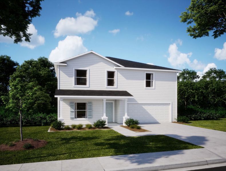 Representative exterior photo of a completed home built from the Sequoia by Maronda Homes in Bellview Pointe, Bellview, FL (Image 16).