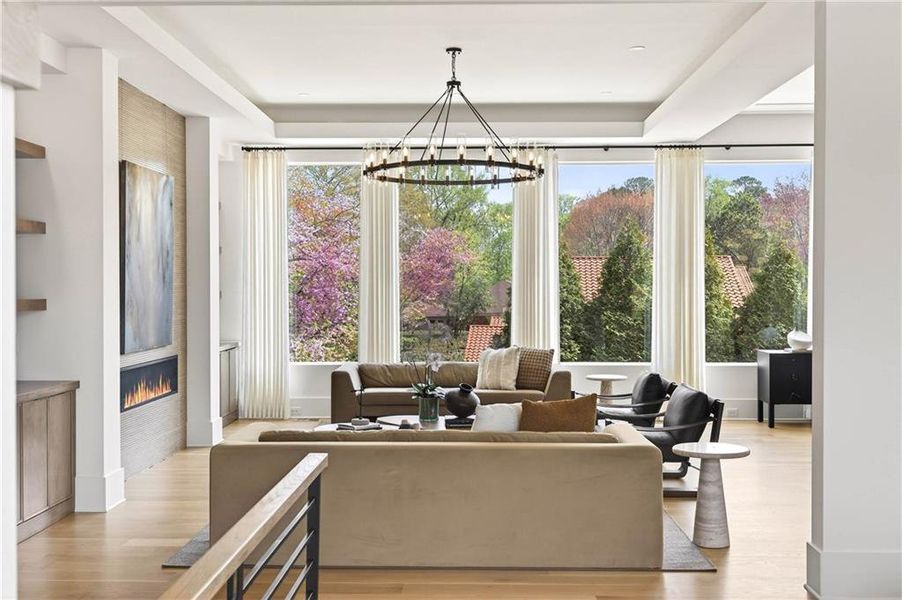 Furnished interior view inside a new home in , Marietta (Image 12).