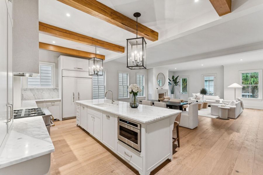 Furnished interior view inside a new home in , Charleston (Image 17).