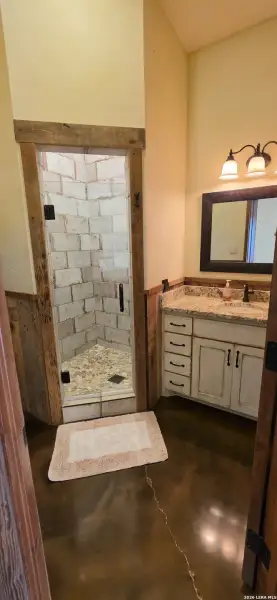 In-progress construction of a new home in , Leakey, TX (Image 39).