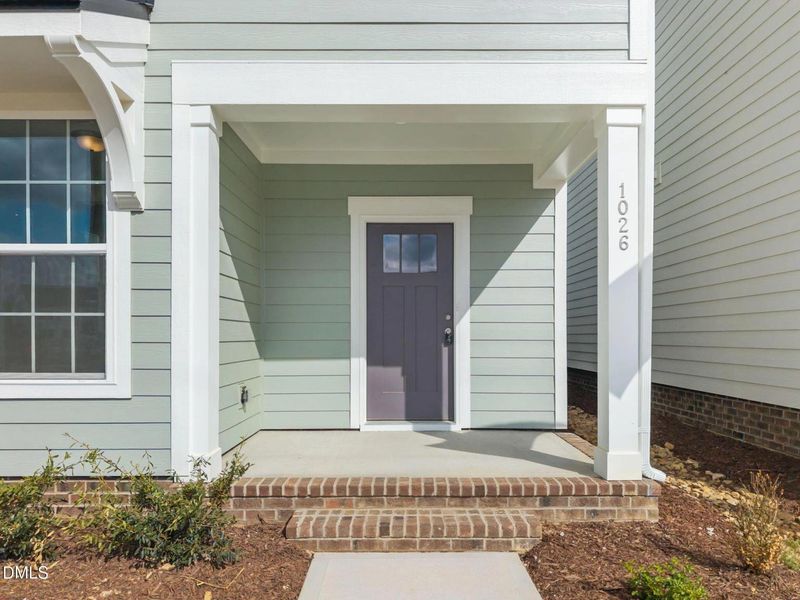 Exterior details and patio area of a home in Forestville Yard, Knightdale (Image 3).
