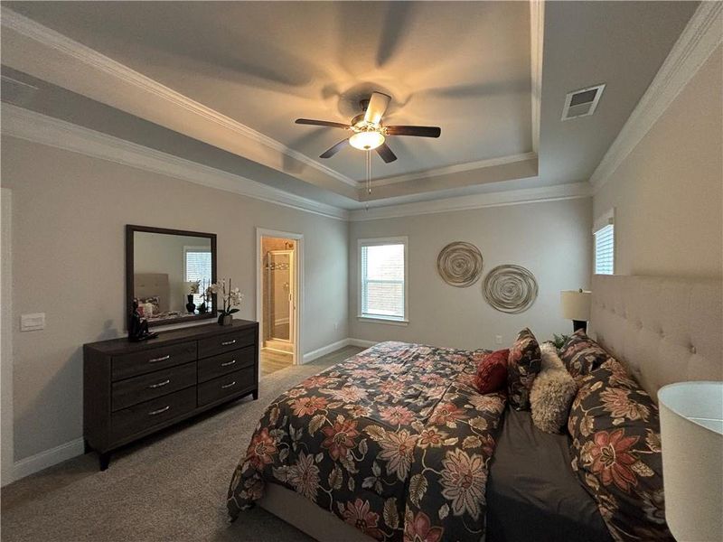 Furnished interior view inside a new home in Tuscany Hills, Douglasville (Image 8). Furnished interior view inside a new home in Tuscany Hills, Douglasville (Image 8).