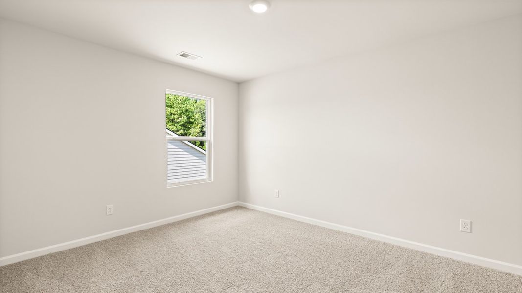 Representative unfurnished interior of a home built from the Elle by D.R. Horton in Preserve at Dove Creek, Statham (Image 25).