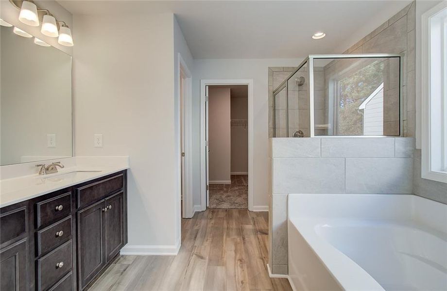 Furnished interior view inside a new home in Crofton Place Enclave, Snellville (Image 9).