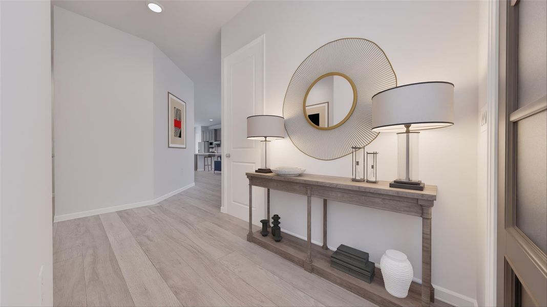 Furnished interior view inside a new home in Oakberry Trails, Waller (Image 6).