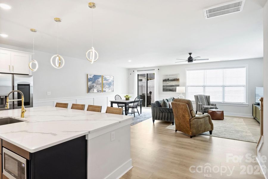 Furnished interior view inside a new home in , Charlotte (Image 40).