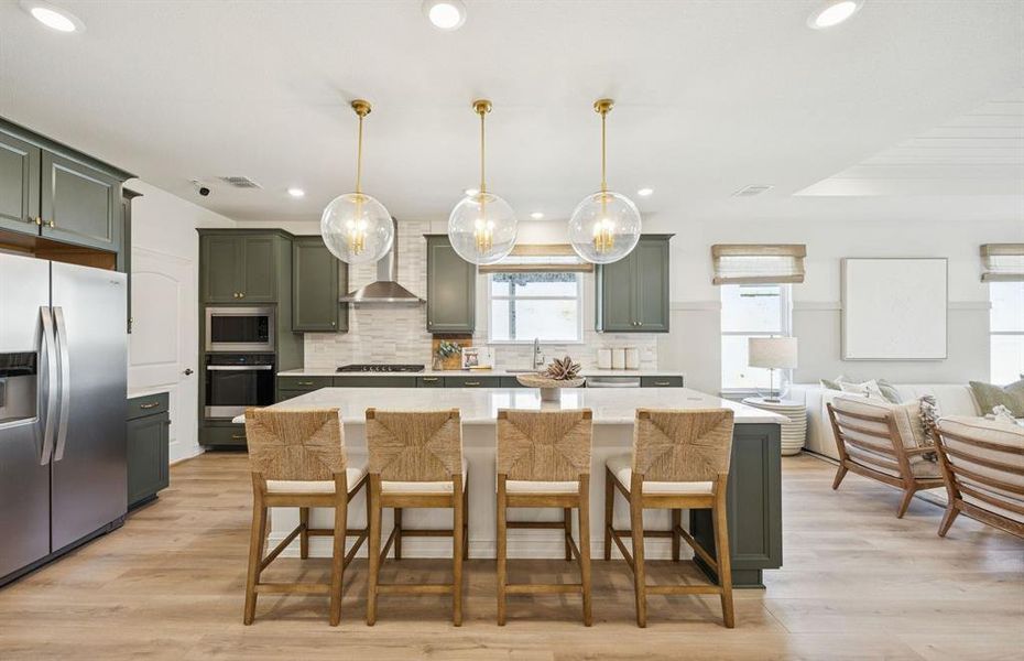 Eat-in island kitchen *photo is of model representation - features may vary in actual home