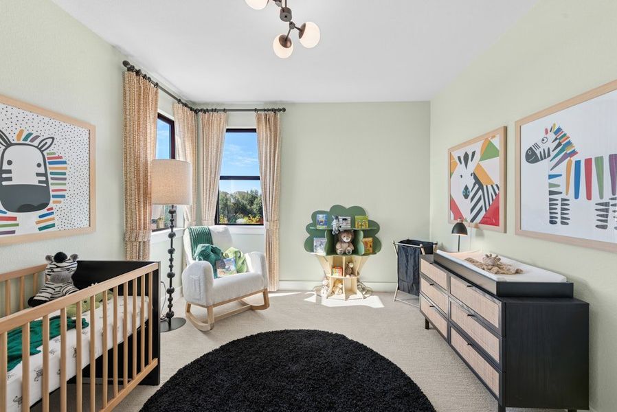 Representative furnished interior of a home built from the Emory by Scott Felder Homes in Leander Estates, Leander (Image 56).
