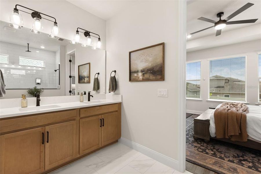 Furnished interior view inside a new home in , Clermont (Image 6). Furnished interior view inside a new home in , Clermont (Image 6).