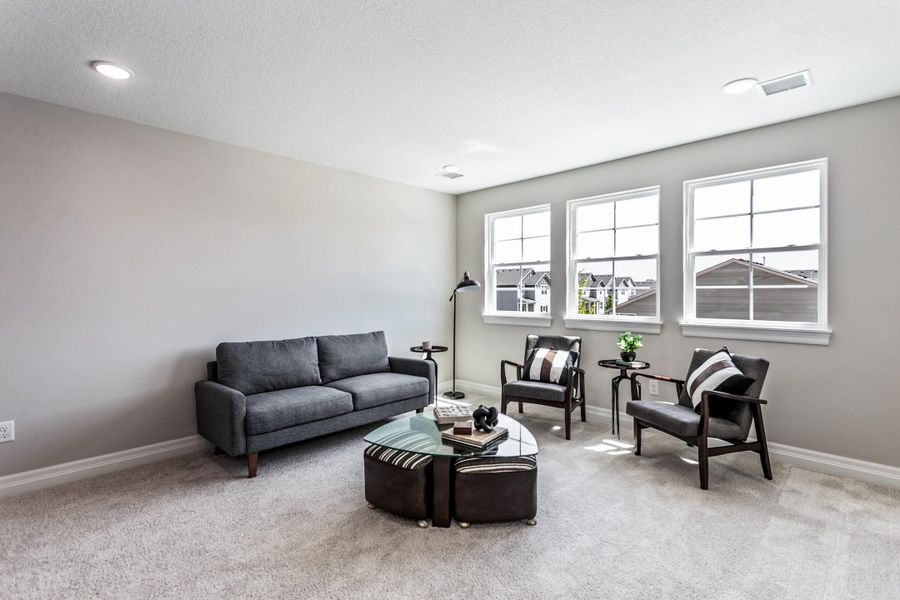 Furnished interior view inside a new home in Heritage Commons, Andover (Image 9).