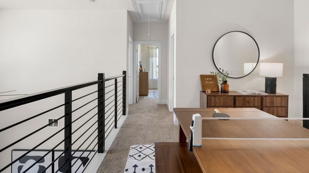 Representative furnished interior of a home built from the Saddlebrook by D.R. Horton in The Avenue, Allen (Image 11). Representative furnished interior of a home built from the Saddlebrook by D.R. Horton in The Avenue, Allen (Image 11).