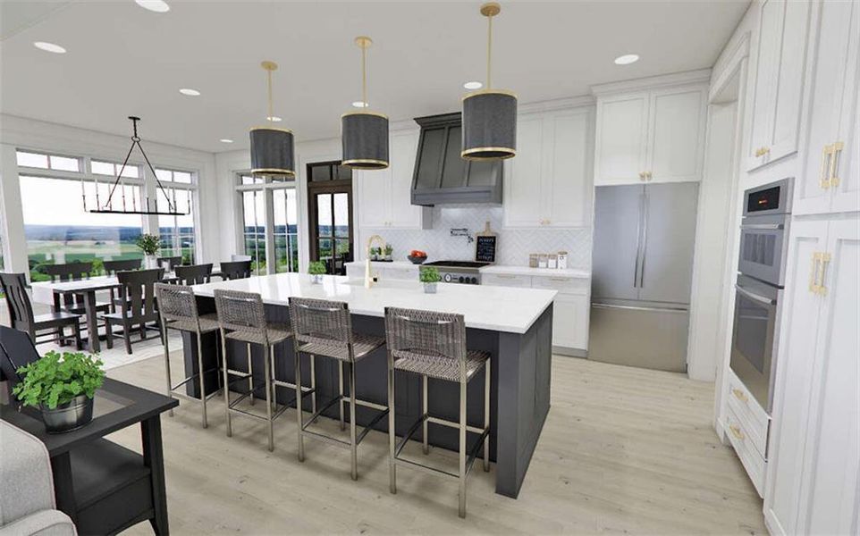 Furnished interior view inside a new home in , Acworth (Image 16).