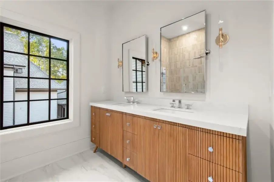 Furnished interior view inside a new home in , Alpharetta (Image 10).