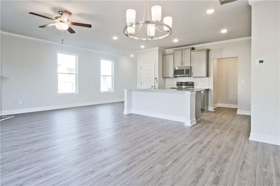 Spacious, unfurnished interior of a new home in Somerset at Riverbrook, Gainesville (Image 20).