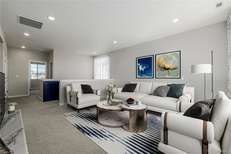 Furnished interior view inside a new home in , Aurora (Image 27).