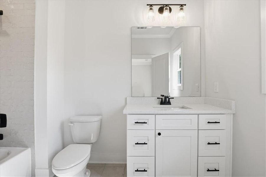 Furnished interior view inside a new home in , Hoschton (Image 18).