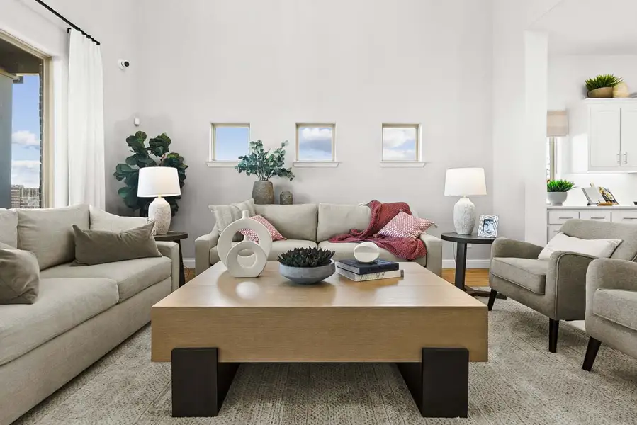 Furnished interior view inside a new home in Meadow Run, Melissa (Image 6).