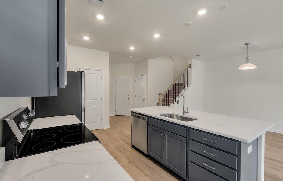 Furnished interior view inside a new home in The Landings at Montague, Goose Creek (Image 36).