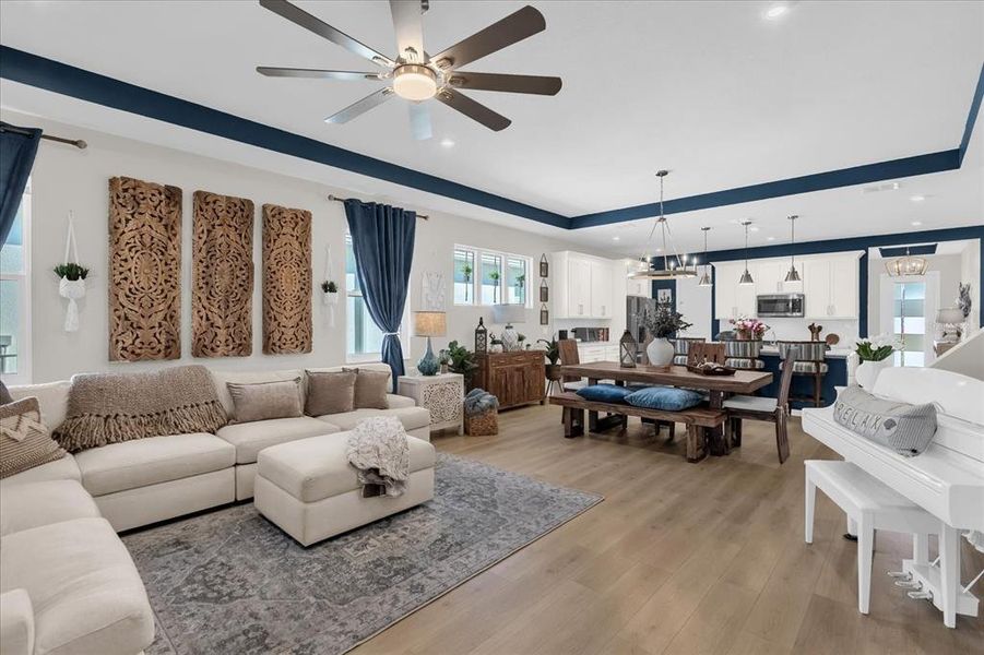 Furnished interior view inside a new home in , Deland (Image 14).