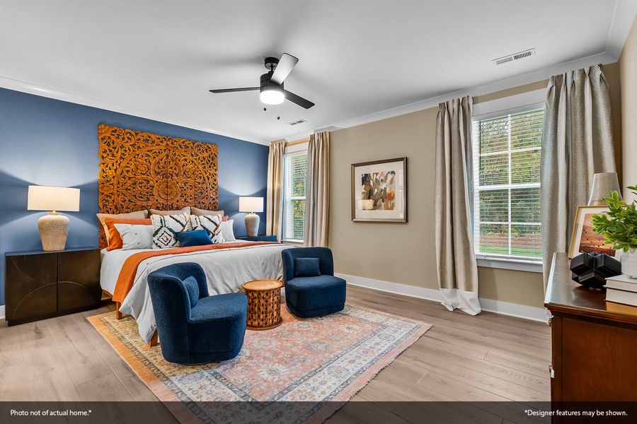 Furnished interior view inside a new home in Indigo at Abbey Preserve, Wilmington (Image 11).