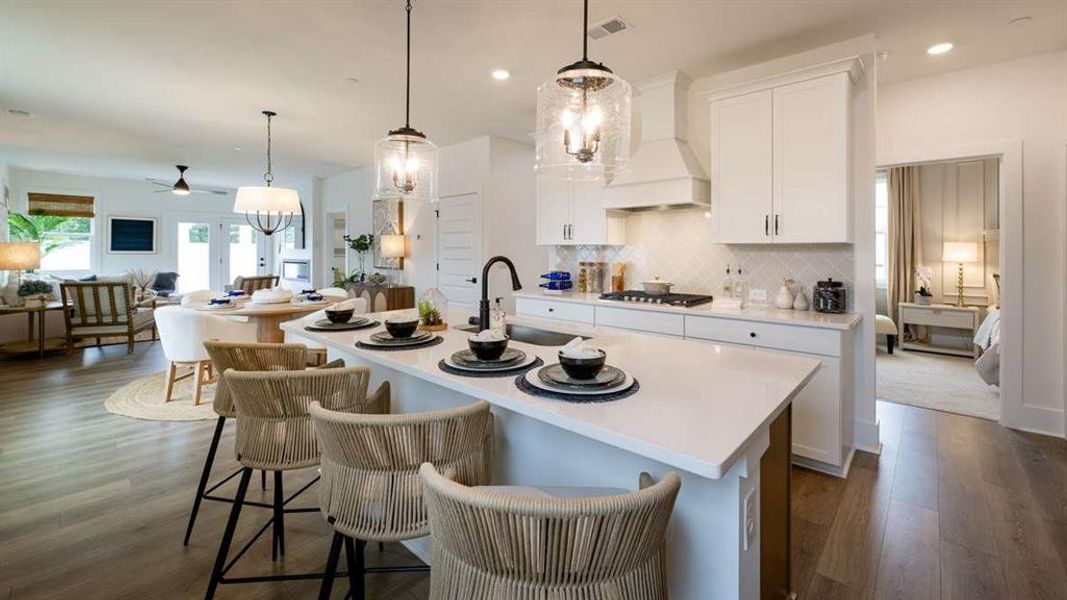 Furnished interior view inside a new home in The Village at Sandy Plains, Marietta (Image 18).