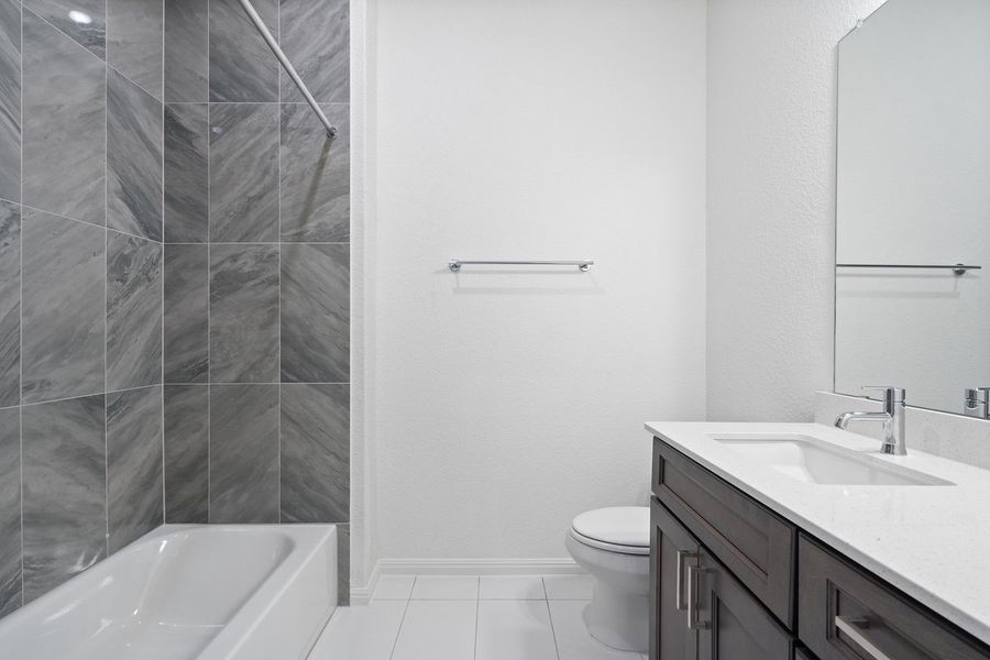 Furnished interior view inside a new home in Loyola, Austin (Image 10).