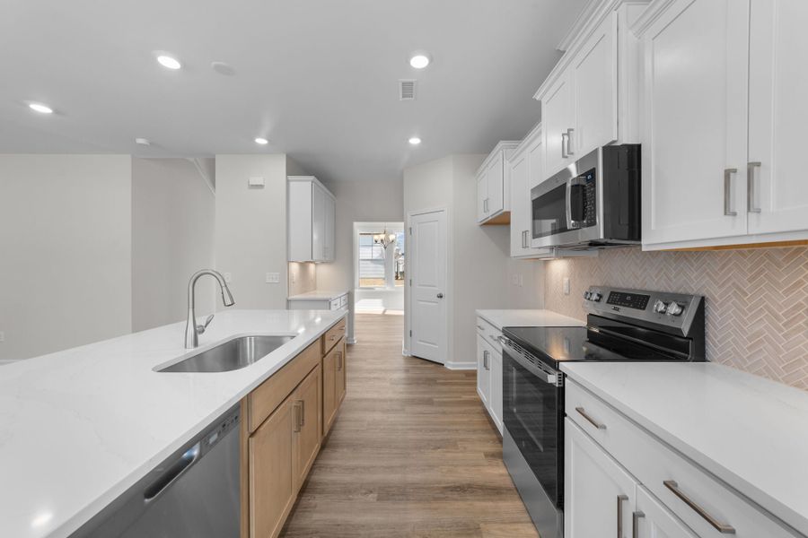 Furnished interior view inside a new home in Neill's Pointe, Angier (Image 10).